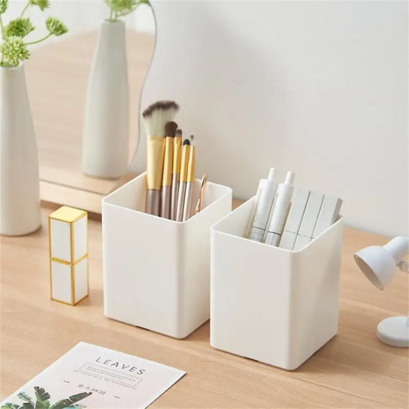 Student Desktop Storage Office Simple Multifunctional Large Capacity Creative Pen Barrel Makeup Brush Storage Tube