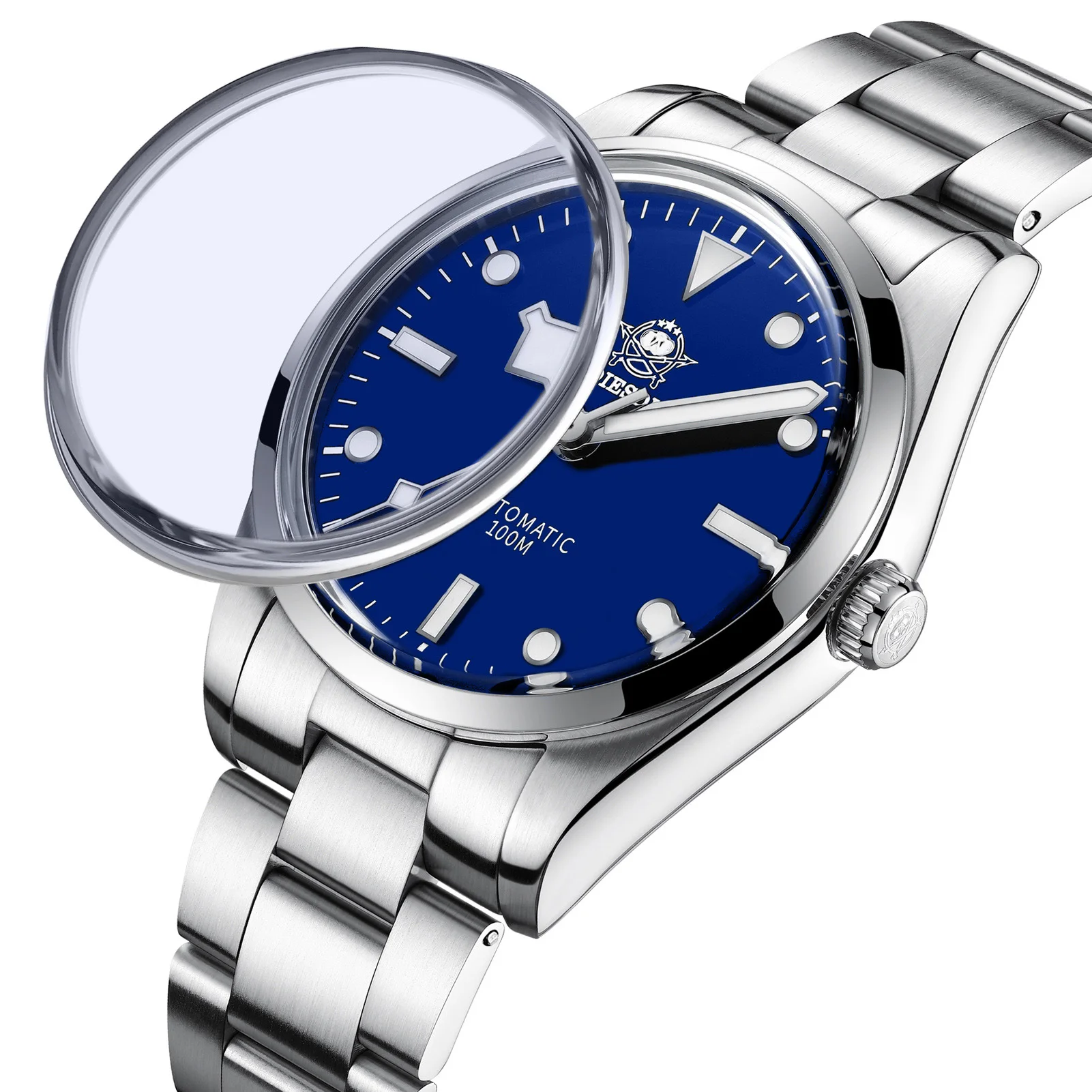 ADDIESDIVE Luxury Dress Watch NH35 Automatic Sapphire Glass Men's Watch Waterproof 100M BGW9 Luminous Mechanical Watches AD2113