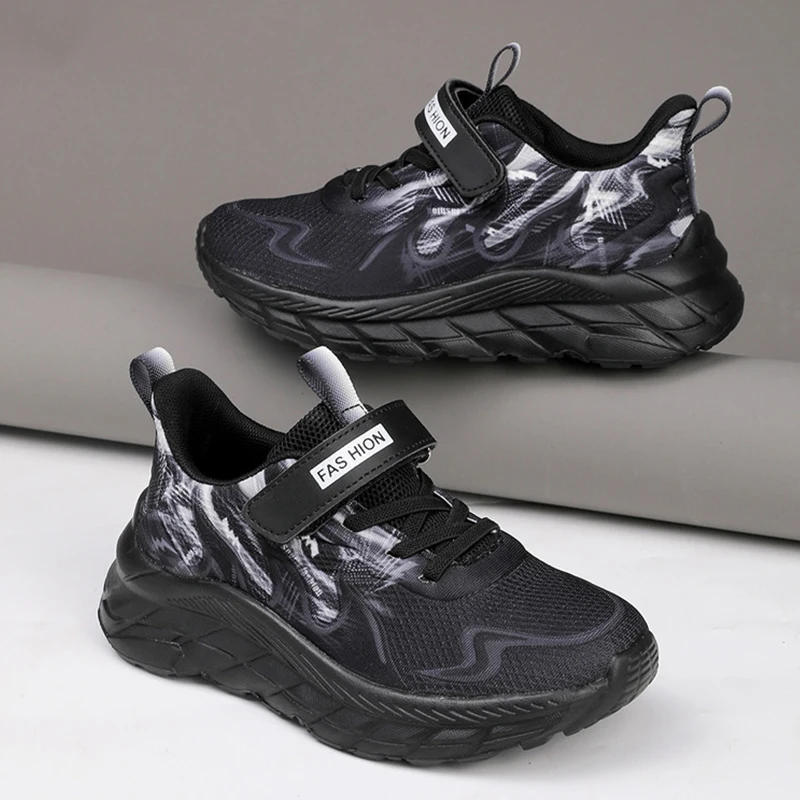 Zapatos deportivos informales ligeros antideslizantes para niños y niñas, zapatillas deportivas para caminar al aire libre, tenis, talla 28-40