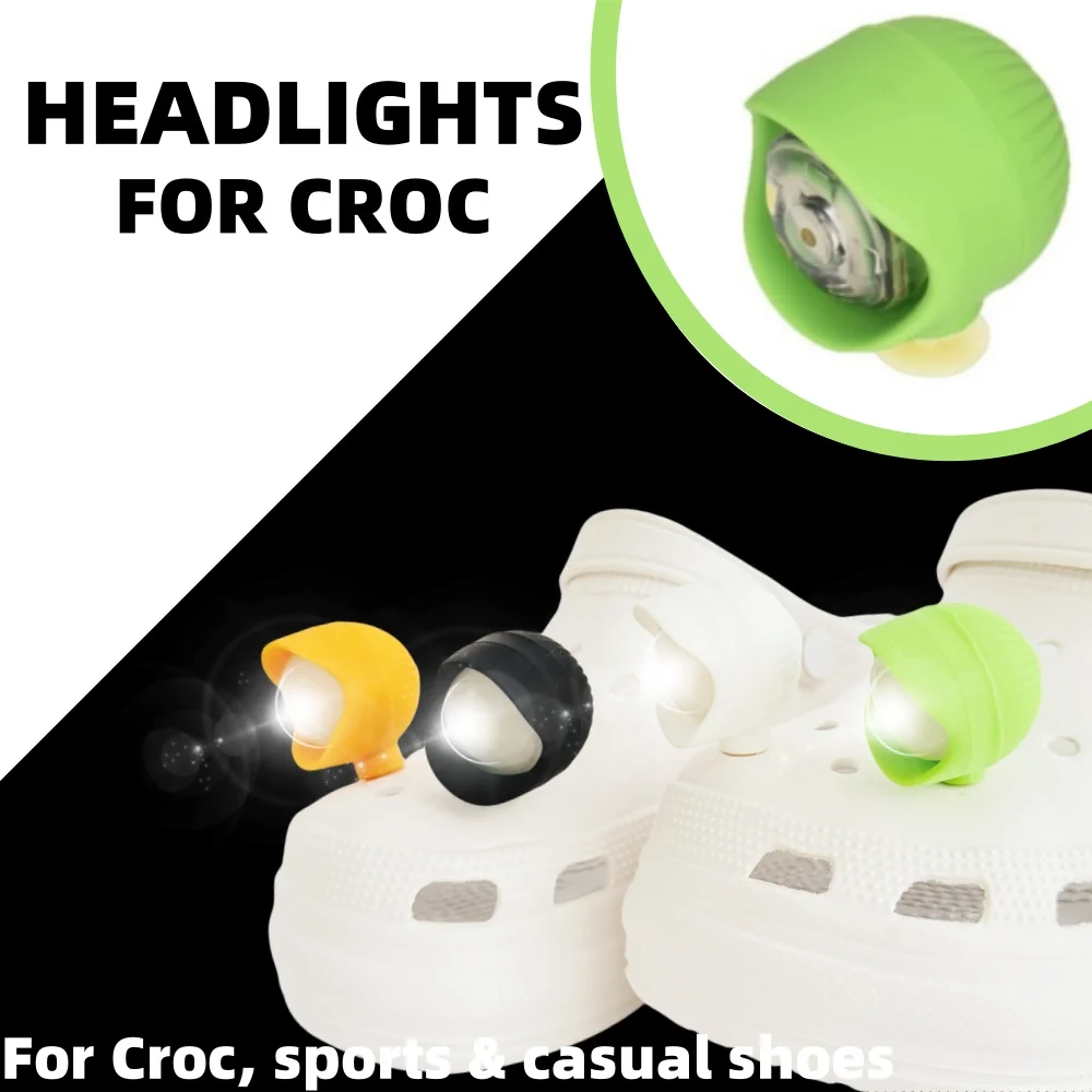 2Pcs/set of rechargeable shoe lights, suitable for nighttime park walks, dog walking, camping and picnics as holiday gifts
