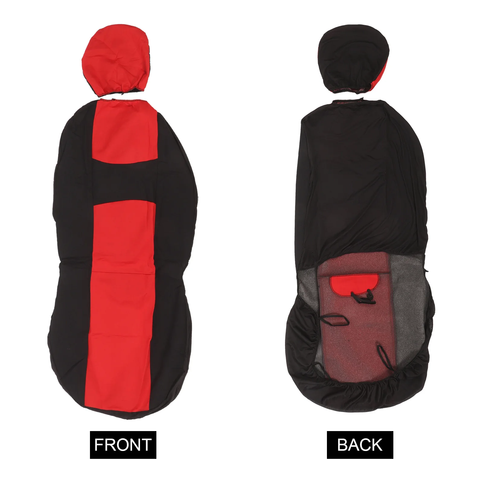 

2 pcs Car Seat Covers Universal Fit Full Seat Cover Non-Slip Durable Breathable Machine Washable Concealed Opening Adjustable