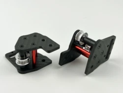 Voron 2.4 Trident Carbon Fiber X-axis Connector 4PCS 2mm Thickness  Light Weight With Aluminium Post