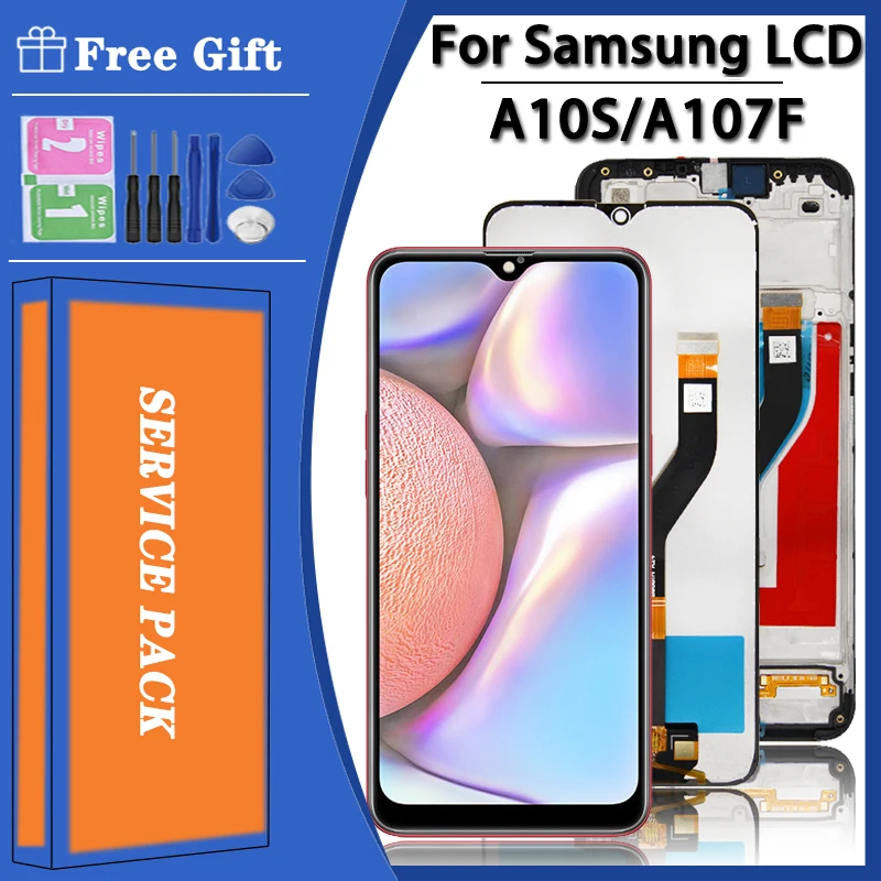 

High Quality For Samsung A10s lcd A107/DS A107F A107FD A107M Display Touch Screen Digitizer Assembly Replacement Repair Parts