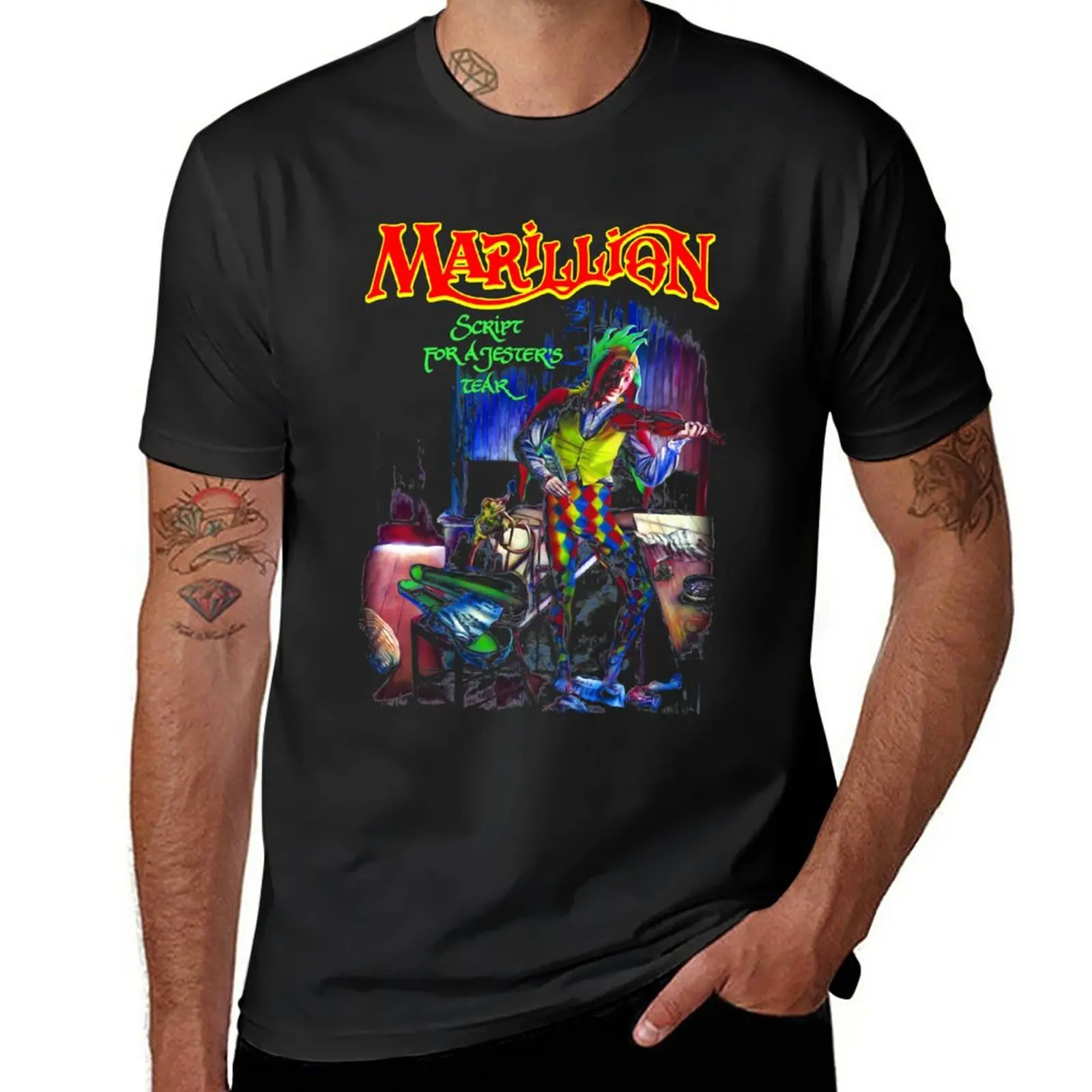 

New brithis rock MARILLION T-Shirt Short sleeve Anime t-shirt boys white t shirts heavy weight t shirts for men