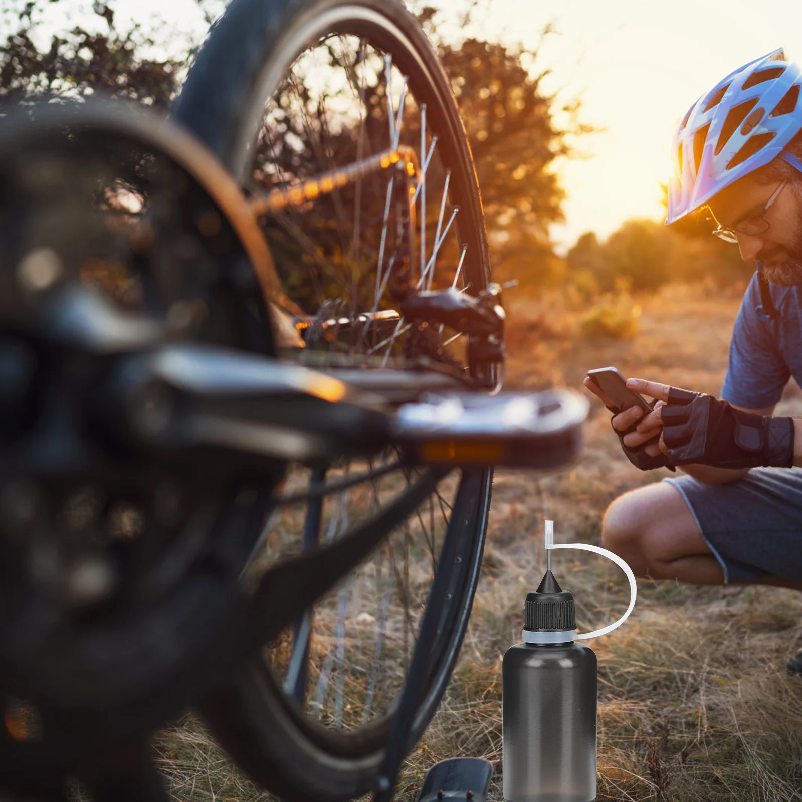 20pcs Plastic Squeeze Bottle Steel Nozzle Pointed Tip For Engine Oil Lubricant Dispenser Refillable Machine Tool Accessories Oil