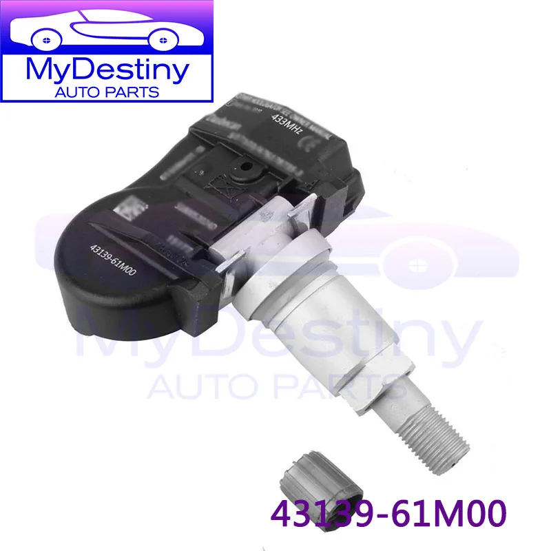 433MHZ TPMS Tire Pressure Monitor Sensor for Suzuki Vitara SX4 S-Cross Jimmy Ignis Kizashi Swift Baleno 4313061M00 43130-61M00