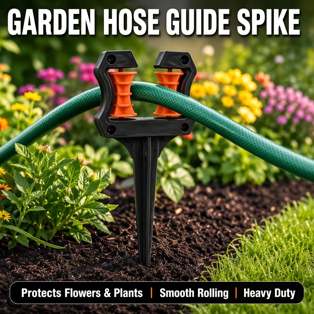 Garden Tool Rack, Hose Guide Bracket, Anti-Tangle Duct, Garden Watering Guide Pipe Stand