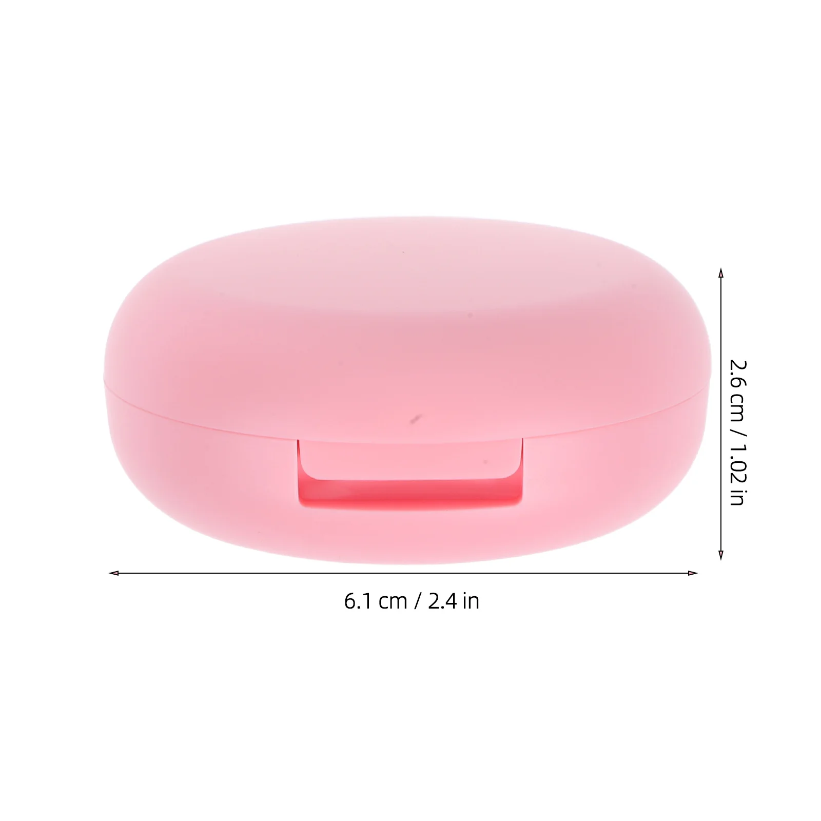 فارغة مع مرآة لتقوم بها بنفسك مسحوق نفخة حقيبة للتخزين المحمولة ماكياج كونتور تمييز لوحة حامل دائم #2