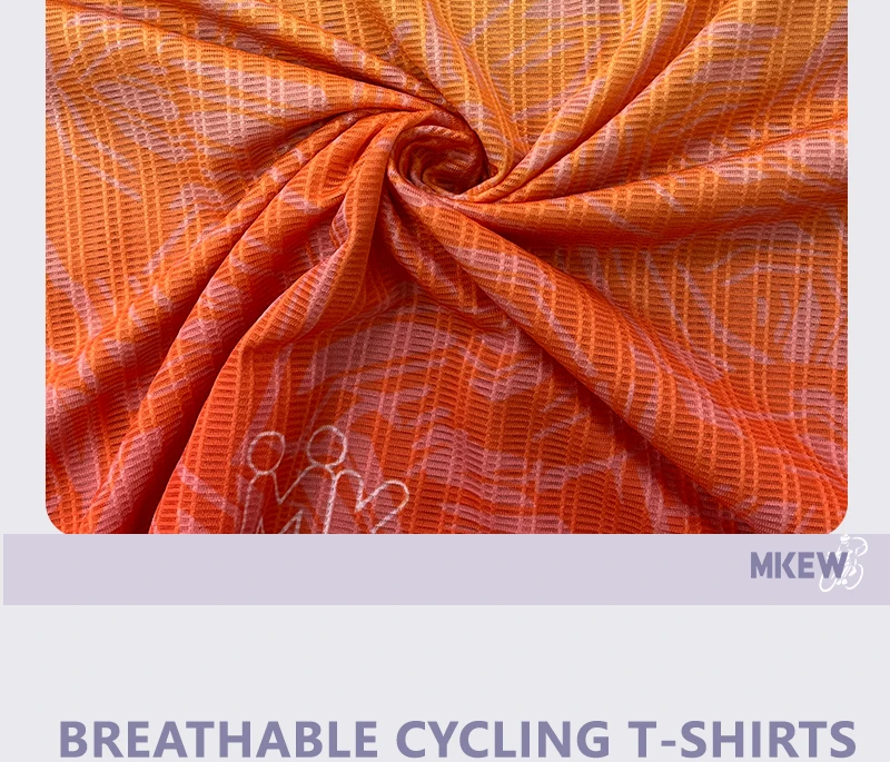 MKEW Damen-Langarm-Mountainbike-Sweatshirt, Sommer-Schnelltrocknendes Downhill-Radtrikot/Laufshirt, T-Shirt für den täglichen Arbeitsweg – Detail 7