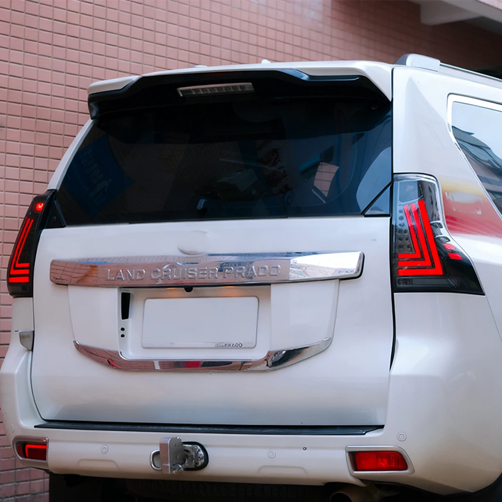 

For Toyota Prado 2014-2020 Auto Back Lamps Assembly Upgrade New style Dynamic LED Car Taillights Plug and Play Tools Accessories