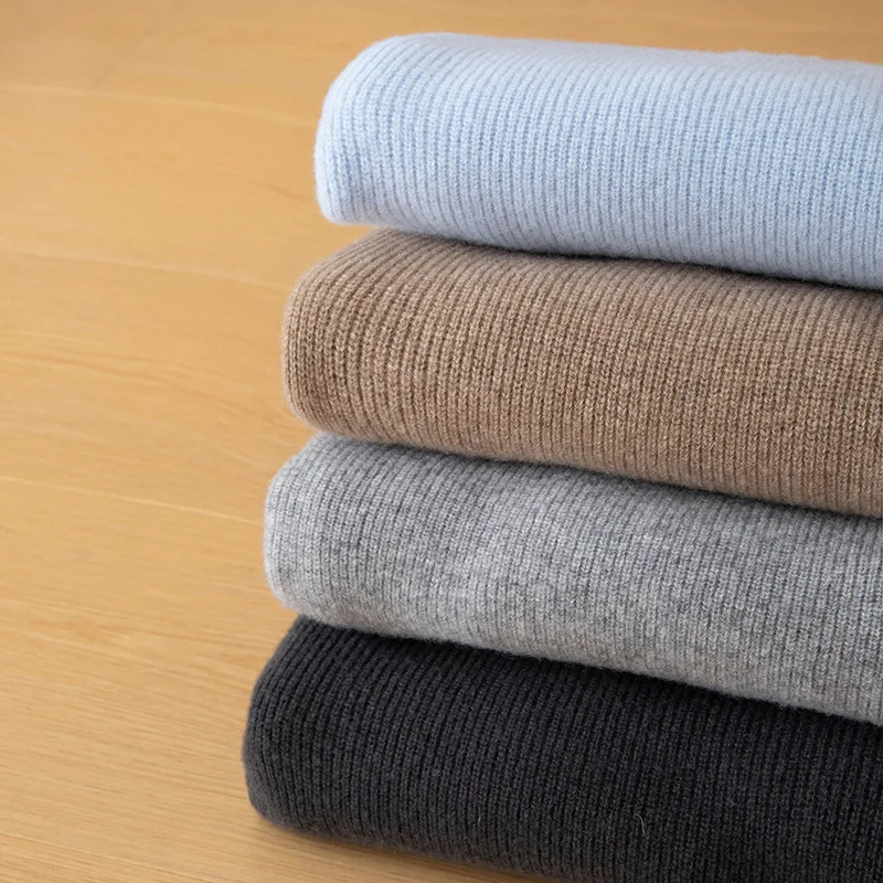 Woolen Sweater for Men in Autumn/Winter half Zipper Fashion POLO Shirt Casual Sweater Inner Layer Warm Solid color Base Sweater - Image 5