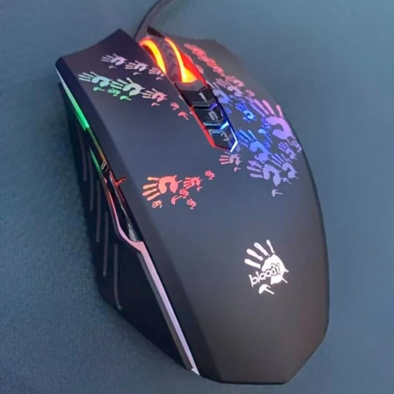 Bloody A60 Wired Gaming Mouse 6200DPI 8 Button RGB