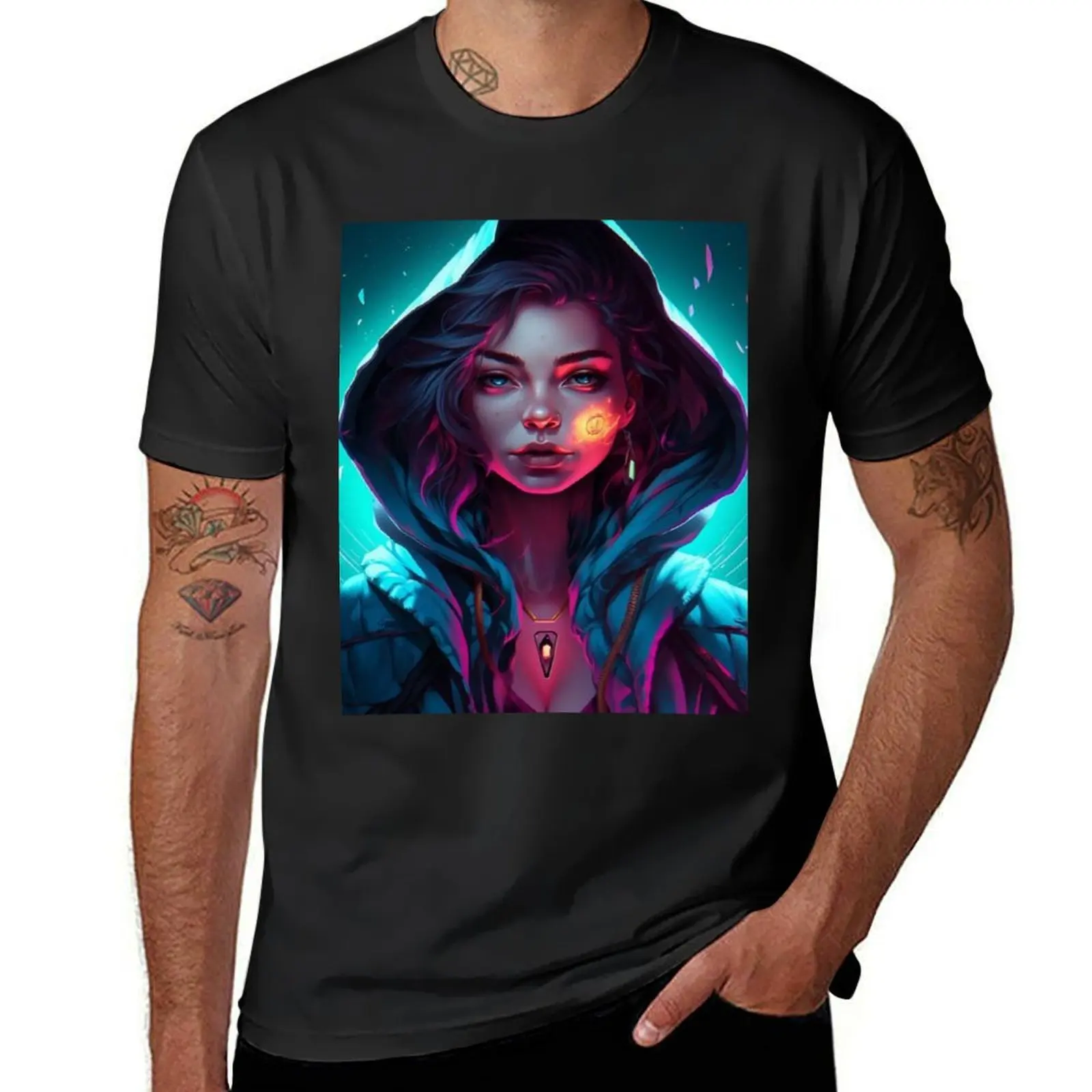 

Sad Girl Beautiful Art T-Shirt cute clothes boys whites customizeds t shirts for men cotton