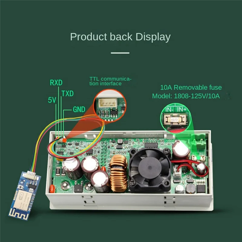 J1UL1N Adjustable DC Regulated Power Supply Step-Down Module Constant Voltage And Current Maintenance 60V 480W Step-Down Module