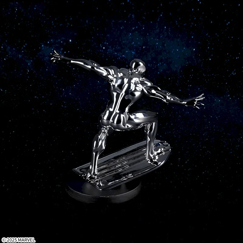 Oryginalna figurka anime Sega Act/Cut Silver Surfer, model, ozdoba, zabawka dla chłopców, kolekcja, prezent urodzinowy dla dzieci - dostępna od ręki.