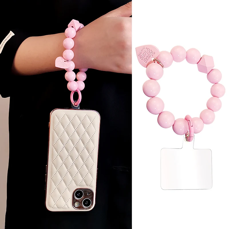 

Женский шнурок, короткий ремешок на запястье, Женская романтичная подвеска на цепочке, ремешок для защиты от потери, фиксирующий Зажим