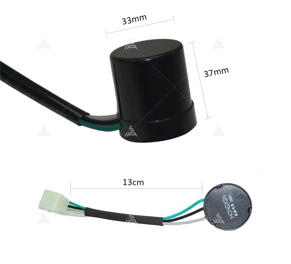 SIAECOSYS Universal Motorcycle Black Relay 3 PIN Round waterproof Turn Signal 12V LED Flasher Relay Blinker Fit VOTOL Controller