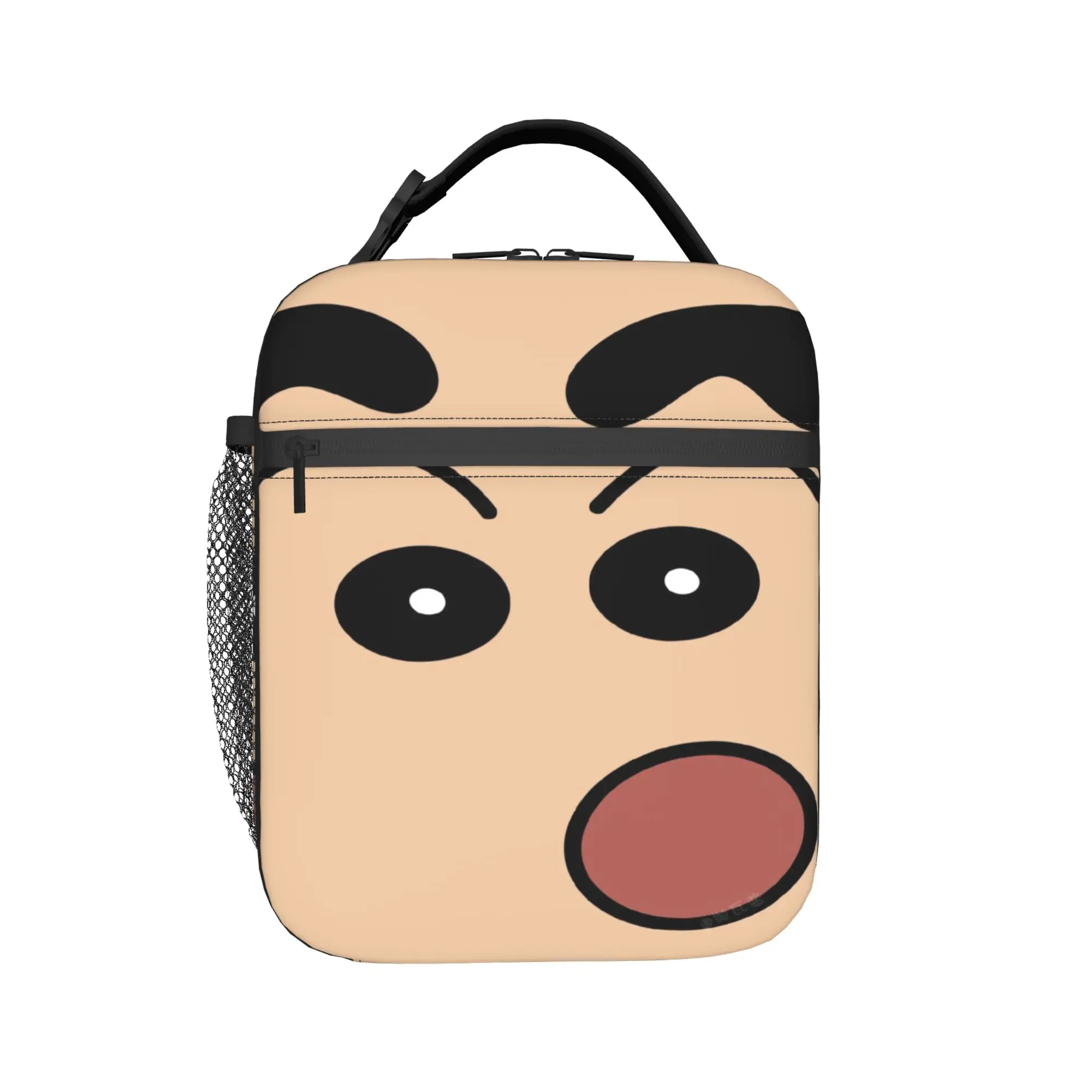Crayon Shin-chan Thermal Insulated Lunch Bag for Office Portable Food Container Bags Men Women Cooler Thermal Food Box