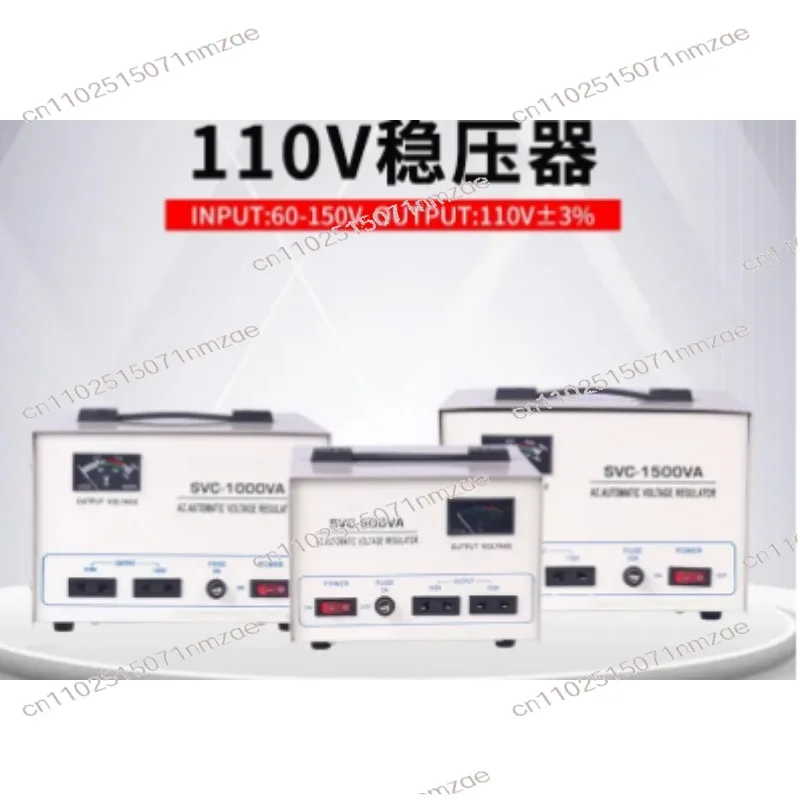 500/1000/1500VA Automatic Voltage Regulator for Refrigerators, TVs, and Other Appliances - All Copper Coils