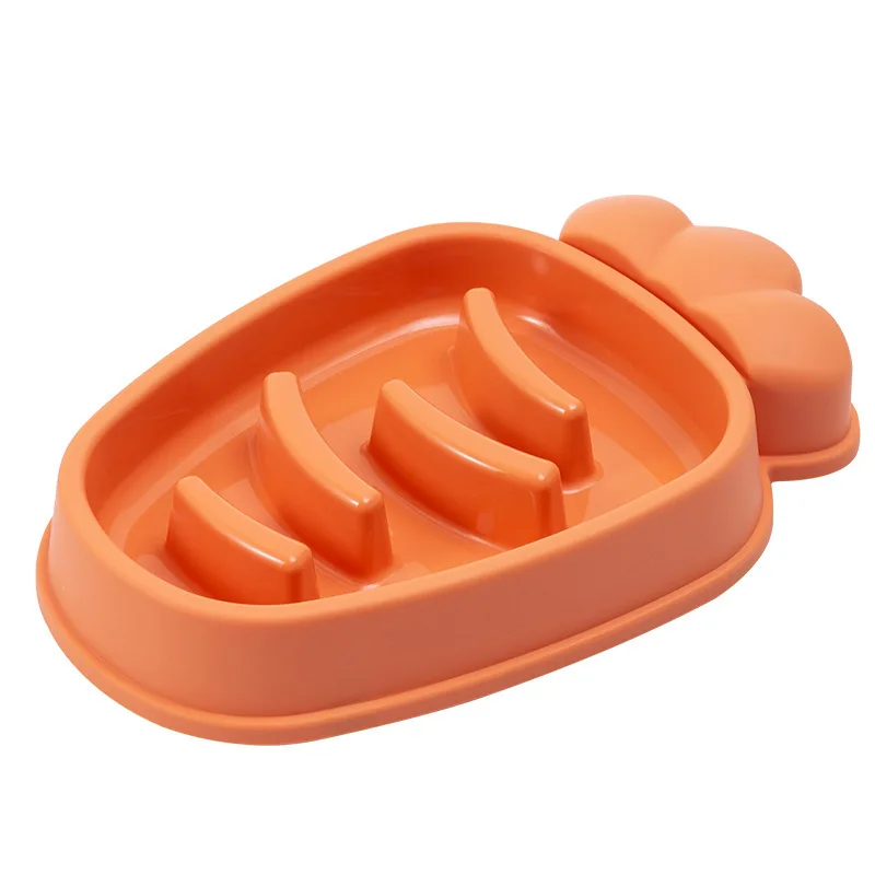 New Washable Anti-choking Dog Bowl Slow Feeder Round Pet Bowl Slow Feeder