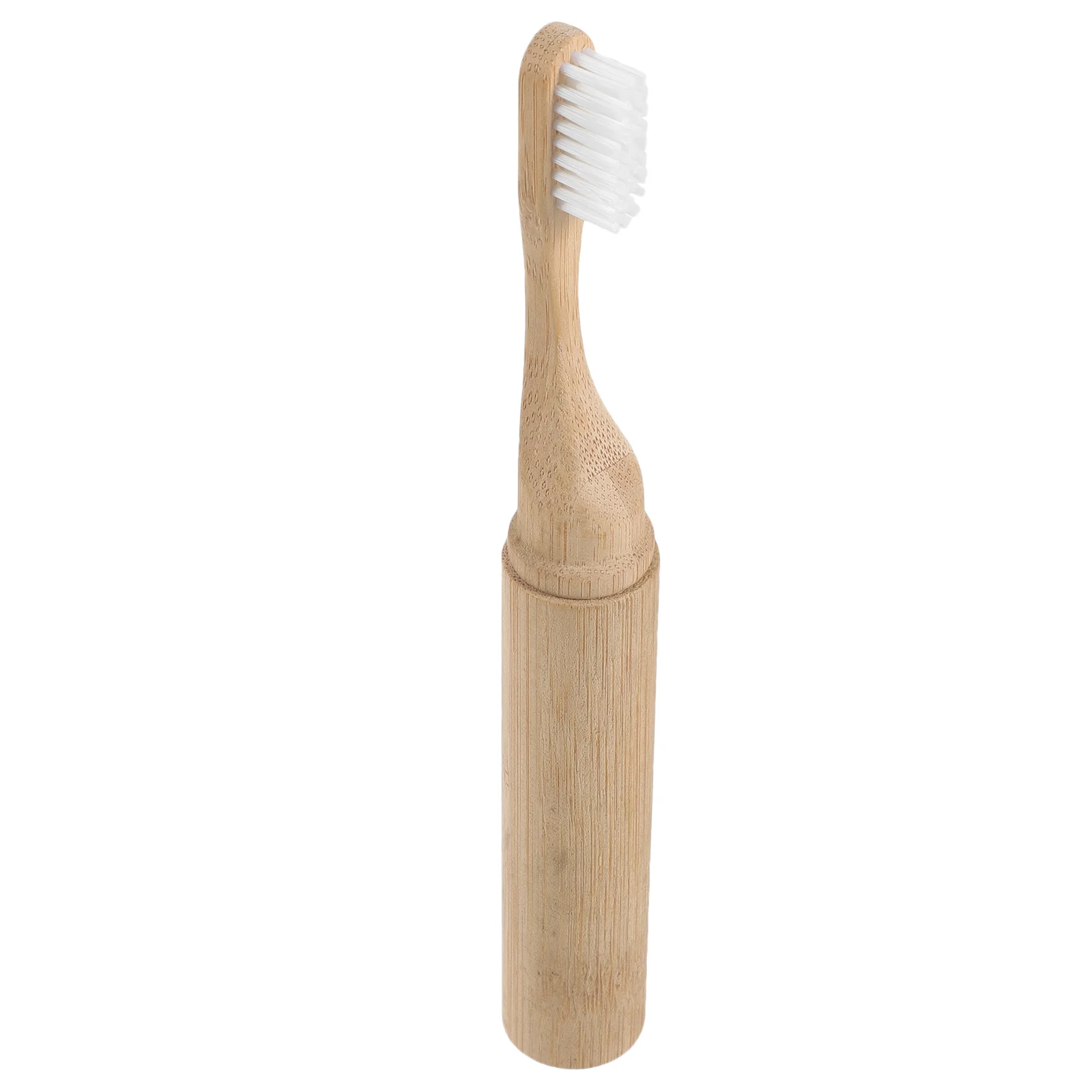 Folding Bamboo Toothbrush Portable Khaki Travel Soft Bristles Separate Toothbrushes Adult Men Women Kitchen Accessories Eco