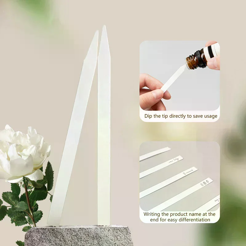 

100/500pcs Black Testing Aromatherapy Fragrance Perfume Essential Oils Test Tester Paper Strips Book Cotton Absorbent Paper