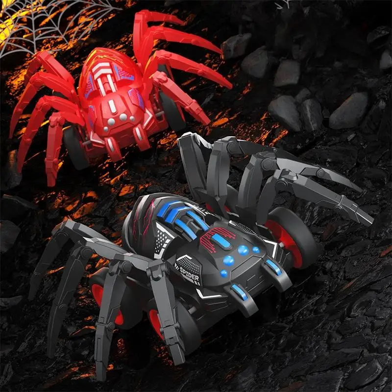 1/4Pcs Crawling Simulation Animal Inertia Car Spider Boys And Girls Climbing Stunt Car Toy Gifts Children Spider Vehicle