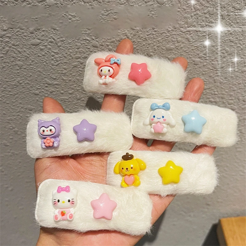 Cute Cartoon Anime Hair Clip For Women Girls Sweet Versatile Bangs Hair Clip Fashion Side Clip Kawaii Hair Accessories Gifts