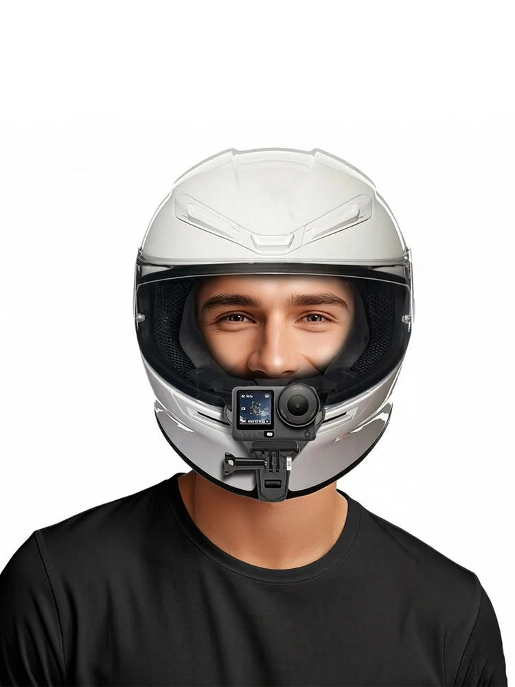 Uchwyt na pasek podbródkowy do kasku motocyklowego Action 6, magnetyczna szybkozłączka, uchwyt rowerowy do kamery DJI Osmo Action 6, akcesoria. — zdjęcie 2