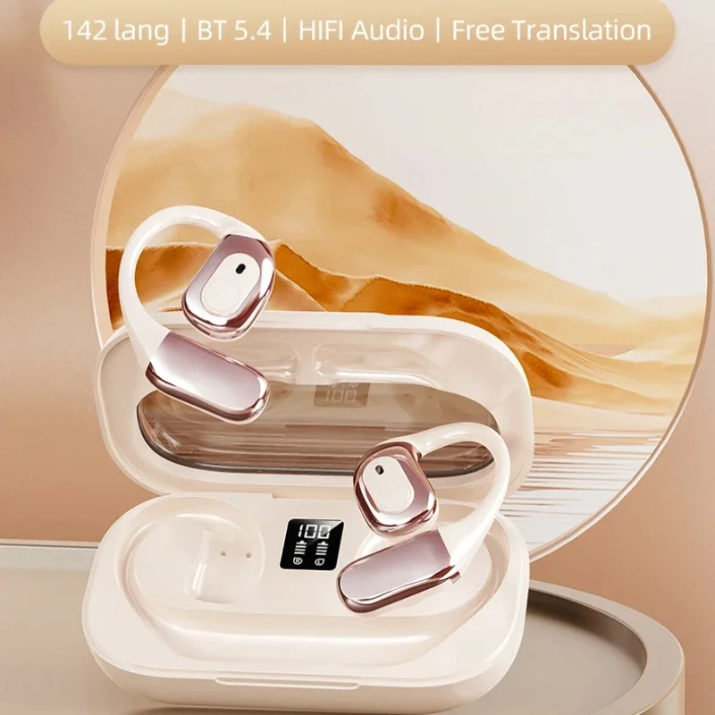 Translator Earbuds Intelligent Device Online 142 Languages Real Time AI Smart Voice  Chatgpt Translation for Travel Korea Newest