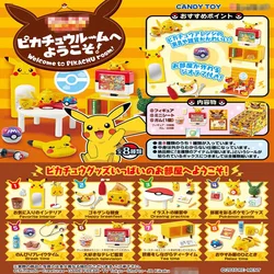 Pokemon Gashapon Capsule Toy Pikachu Room Elf Model Toys Mini Furniture Table Miniature Scene ornamentoion regali per bambini