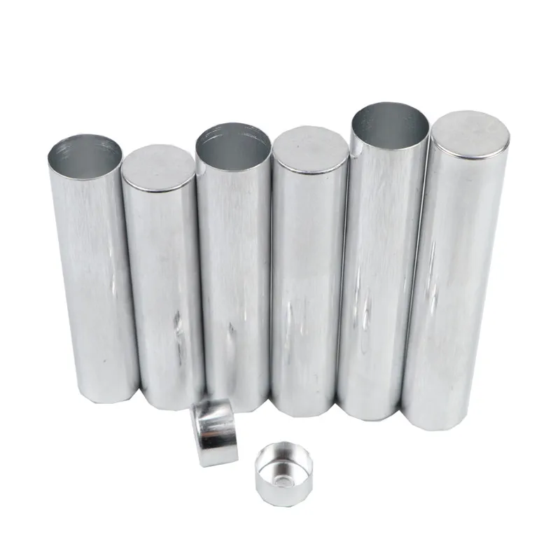 Tubo de aluminio vacío para odontología, cartuchos de aluminio con diámetro de 22mm, 100 piezas, Material de Valplast