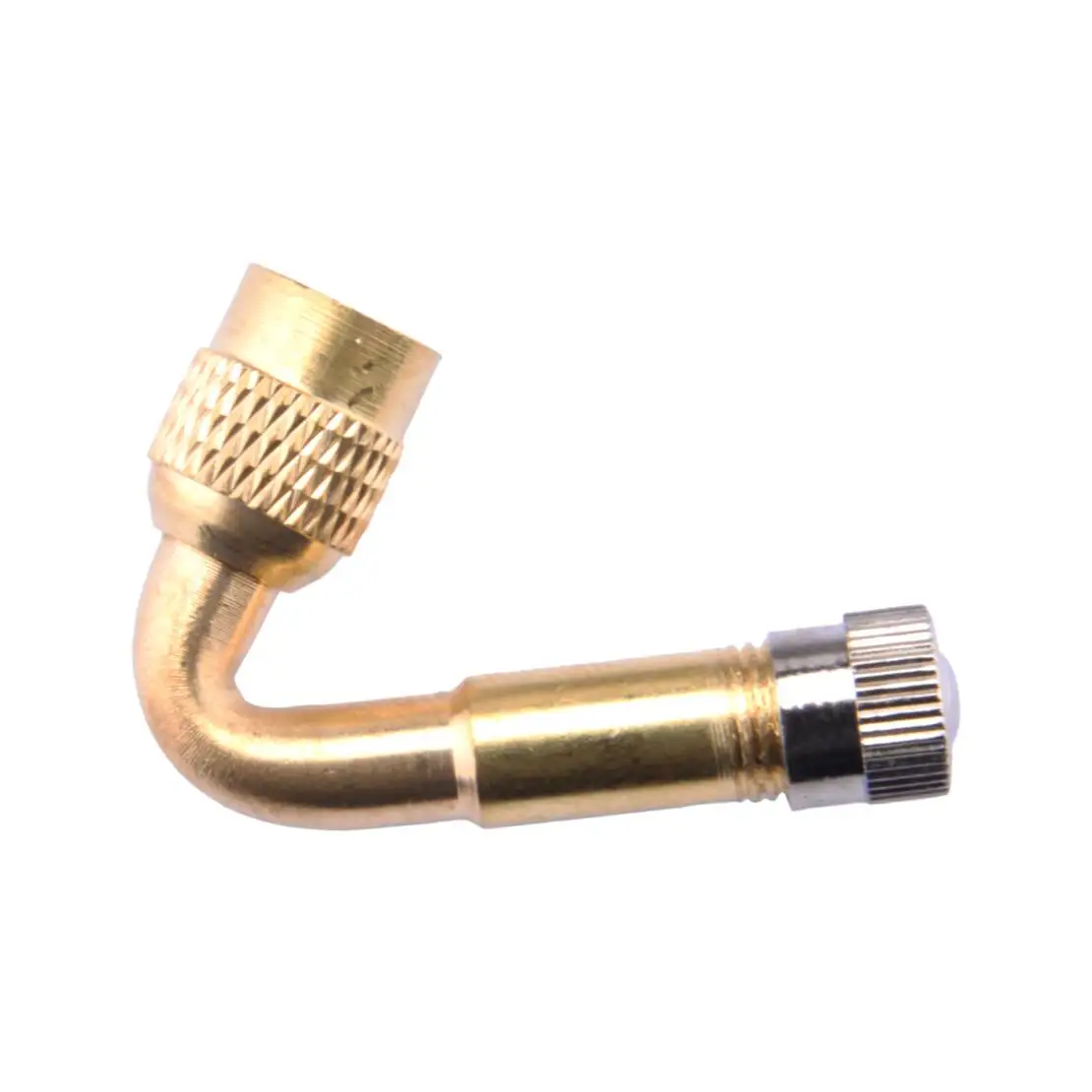 10pcs Brass 45° Angle Tire Valve Extender Extension Adapter Fit For Car Truck Trailer Camper RV