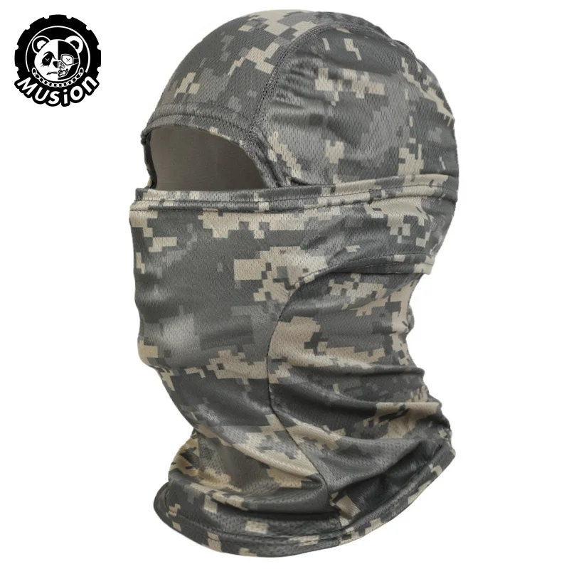 Musion Motorrad Sturmhaube Sonnenschutz Vollgesichtsmaske Atmungsaktives Mesh Airsoft Maske Sturmhaube Fahrrad Radfahren Kopfbedeckung Unde