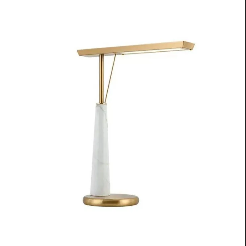 Marble desk lamp creative minimalist art designer model room hotel bedroom study bedside lamp