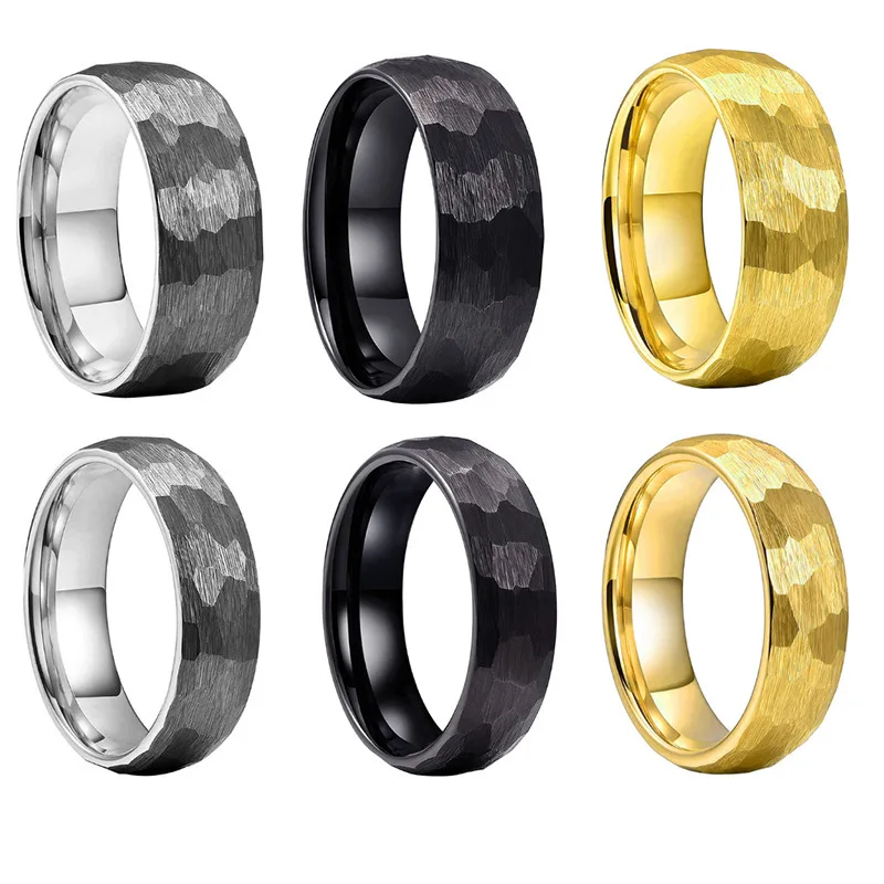 

Hot Selling Stainless Steel Minimalist Popular Smooth Matte Ring For Women Men Jewelry Valentine Gifts Size 6-13