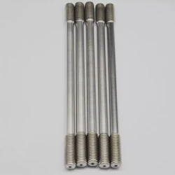 1 piece M10 x 175mm Titanium thread 1.5-1.25 Double End bolts Studs Fastening Ti Screws