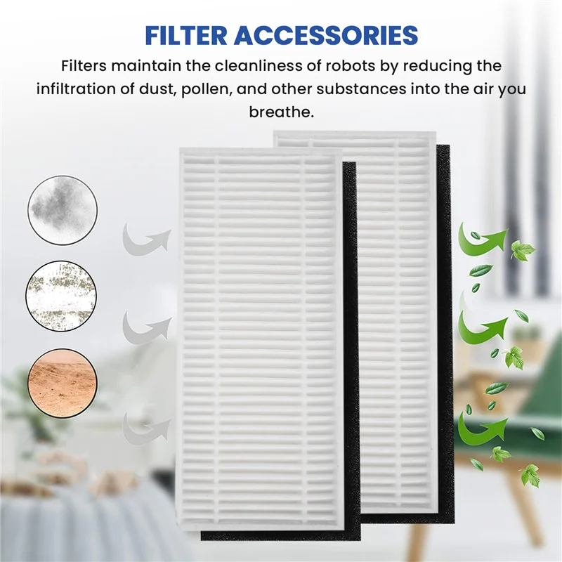 【Popular】Kit de piezas de repuesto para Eufy Robovac 11S 25C 30 30C 35C 12 15T 15C Robot aspirador delgado cepillo lateral principal filtro Hepa