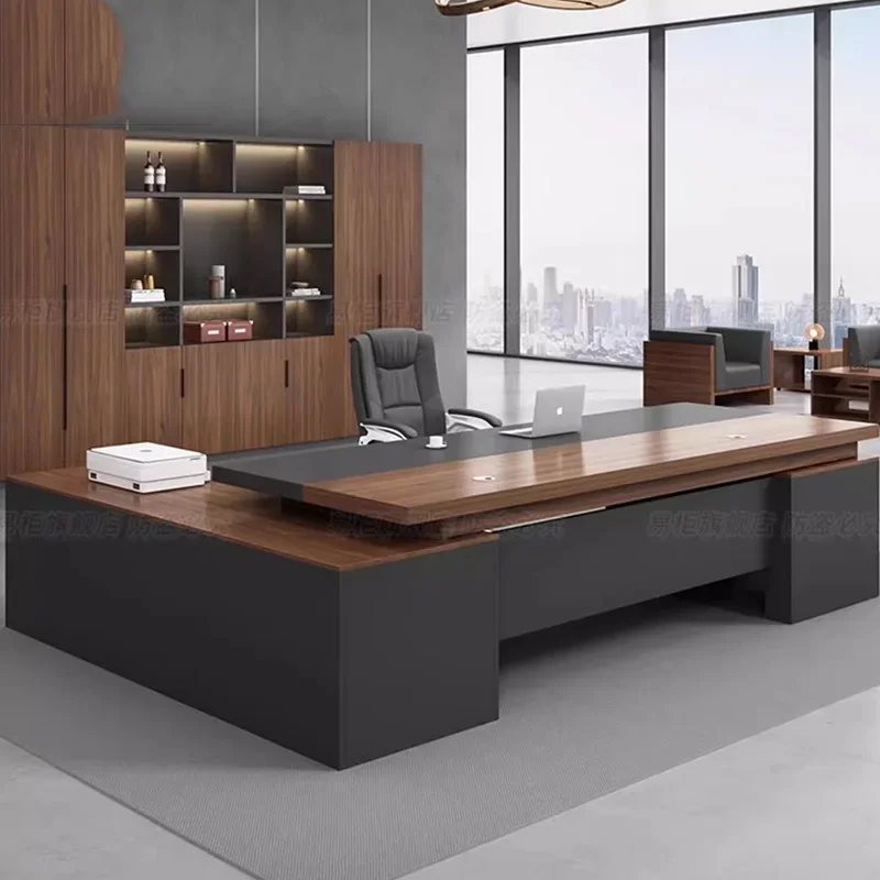 Estetica scrivania da ufficio nordica conferenza studio carino in piedi scrivania da ufficio in legno design espositore Mesa Ordenador mobili da salotto