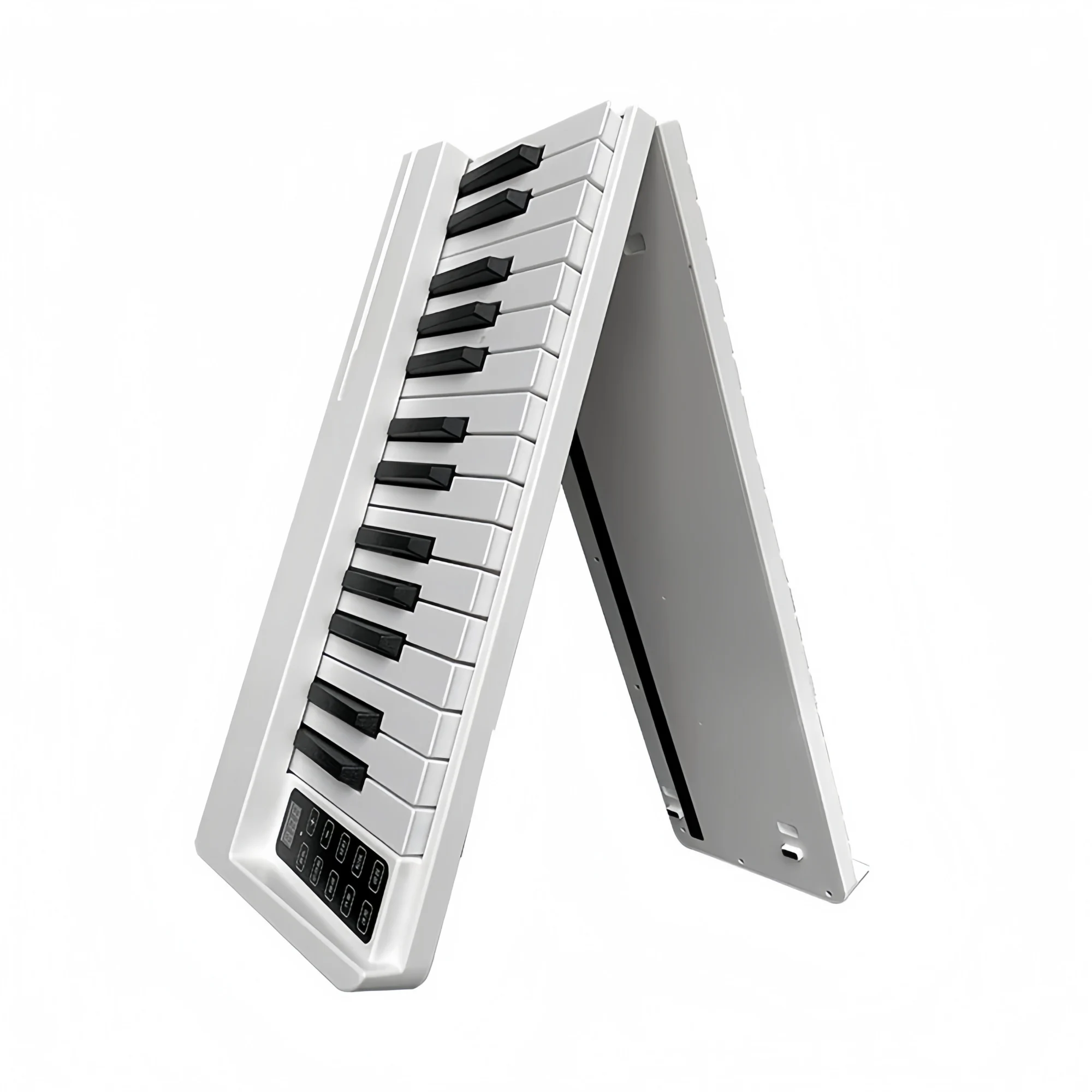 

Miwayer 61 Key Foldable Electronic Piano Keyboard Portable Beginner Practice Home Digital MIDI Piano with Music Stand Pedal