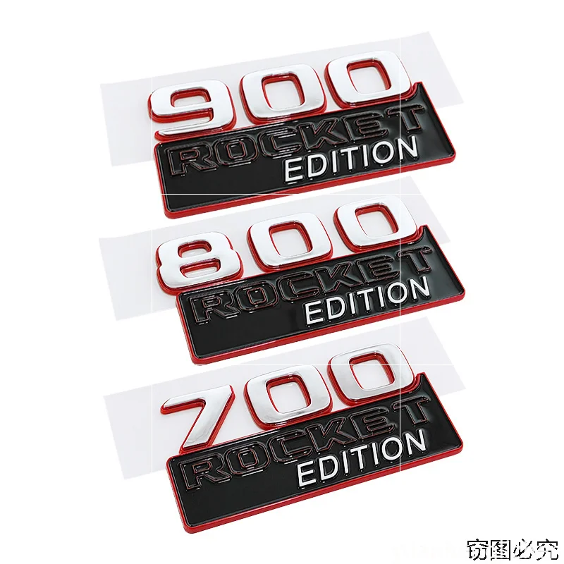 700 800 900 ROCKET EDITION boot label for G-class refit brabus ROCKET version rear trunk car stickers decoration accessories