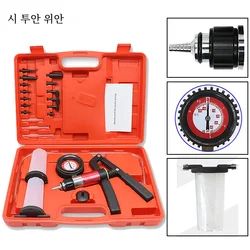 Strumento diagnostico per Auto Tester per pompa a pressione per vuoto portatile automatico adattatore per spurgo dei freni serbatoio del fluido Kit di strumenti per Tester dell'olio