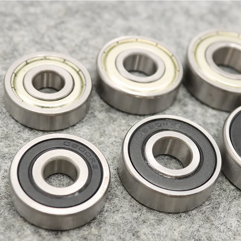 Deep Groove Ball Bearing 6200 6201 6202 6203 6204 6205 6206 6207 ZZ DDU RS High-carbon Steel Motorcycle Electric Vehicle Bearing