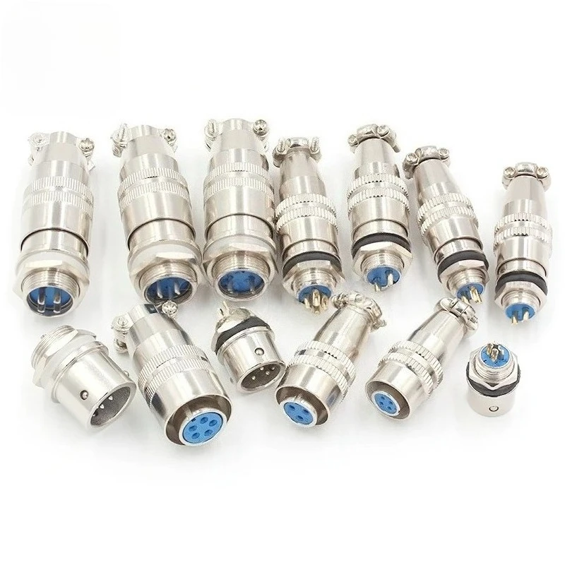 Small aviation plug XS8/9/10/12JK-2/3/4/5/6 core push-pull socket connector 250V Gold-Plated Connector