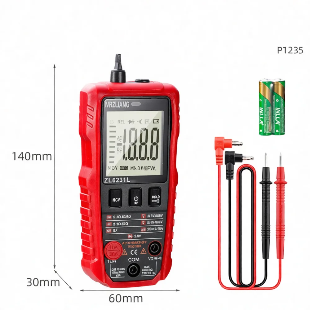 Precision Intelligent Multimeter Electrical Tester Portable Voltage Current Auto Recognition Repair
