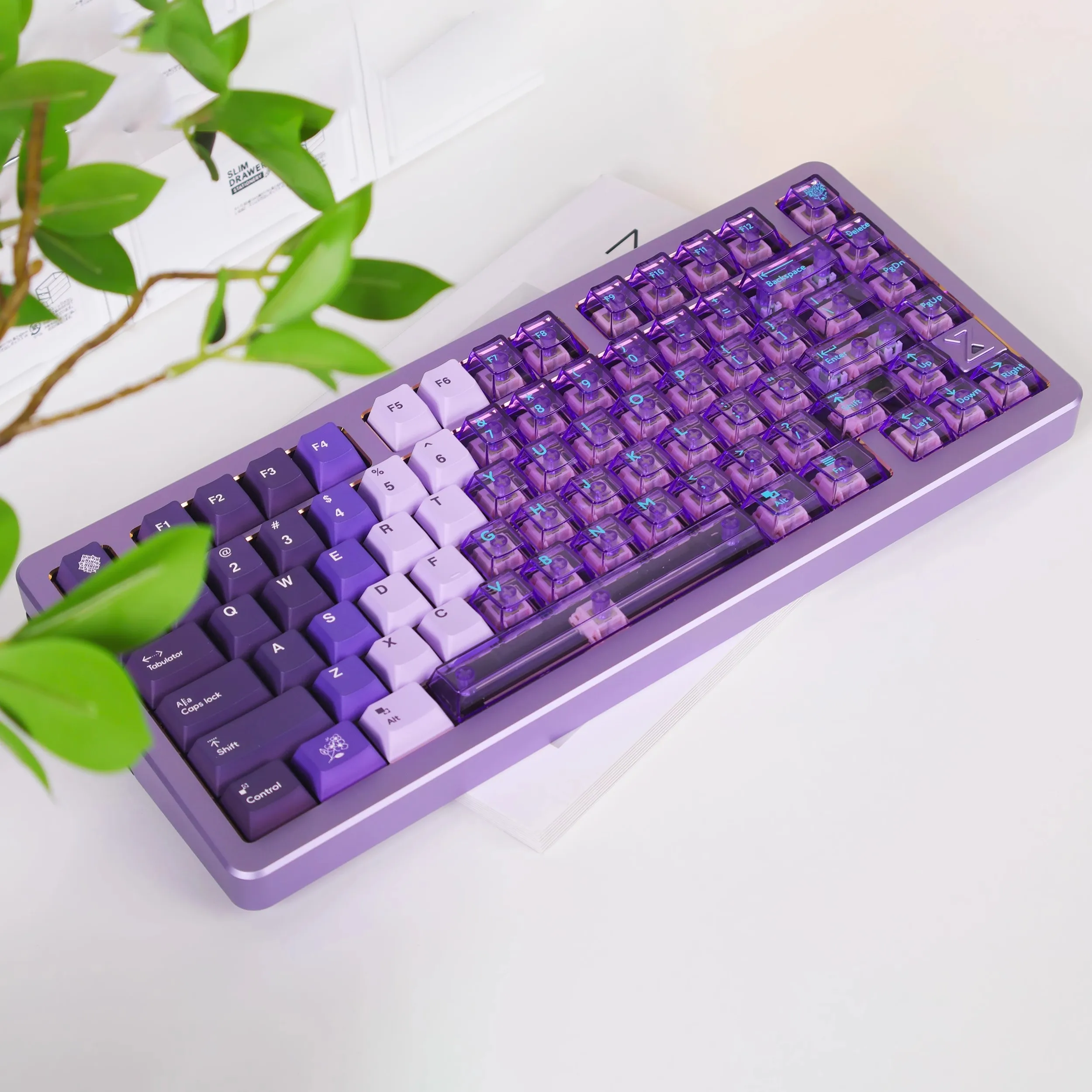 GMK New Style Gradient Color Keycaps PBT Dye Subbed Key Caps Cherry Profile Keycap With 2.25U 2.75U 3U 7U Spacebar ISO Enter