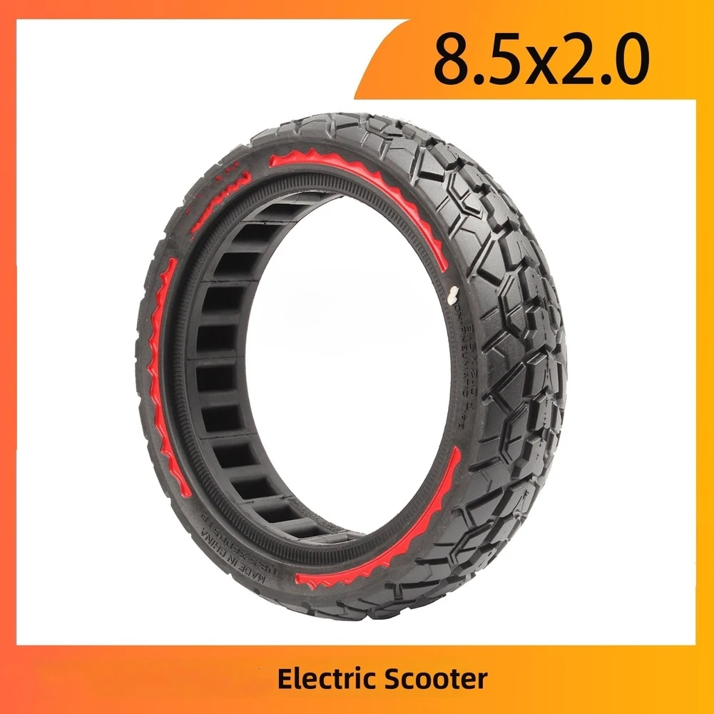 

Urban Commuting Black 8.5x2.0 Tire Tire Accessory Puncture Proof Seamless Fit All-terrain Traction Sturdy Materials