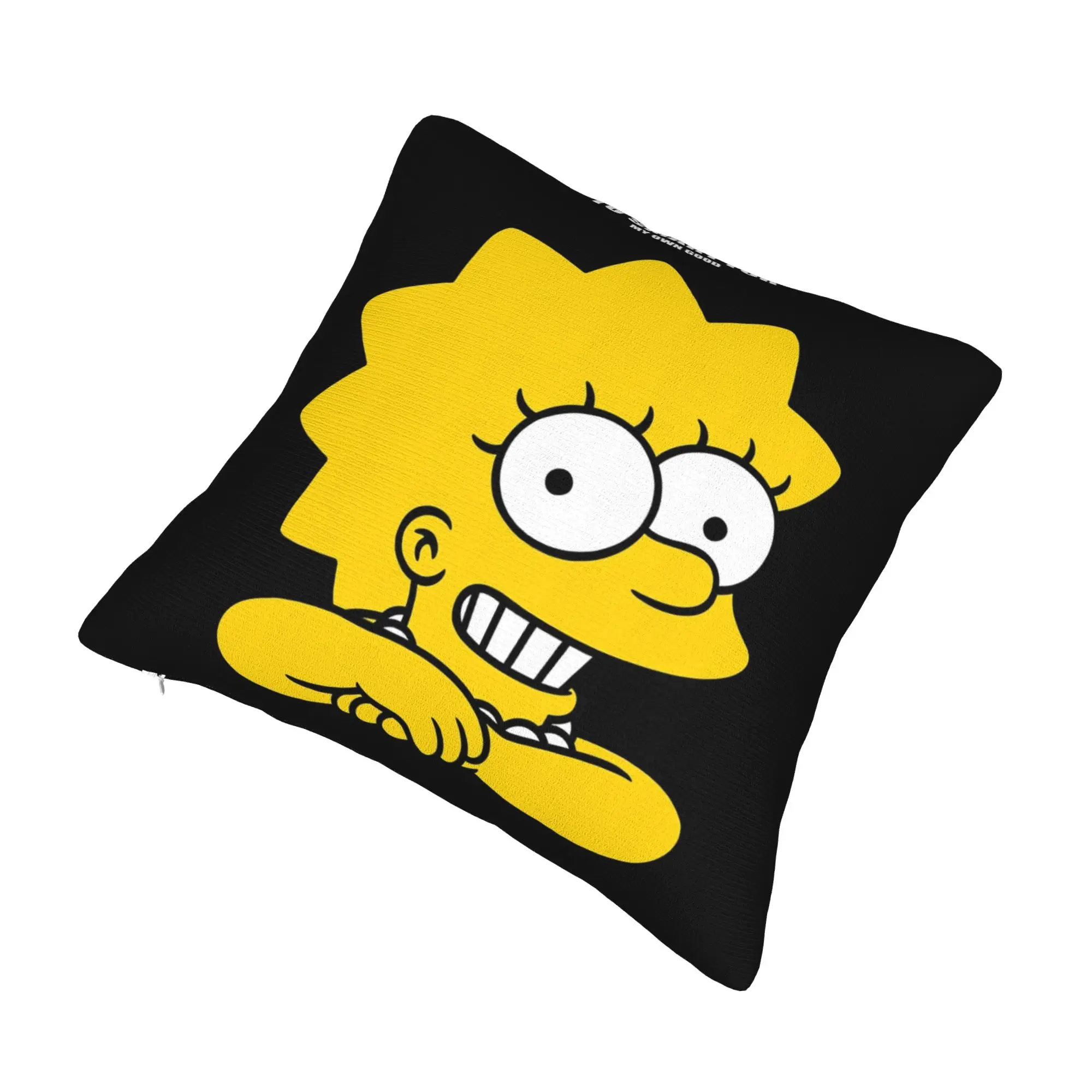 Simpson Pillowcase Soft Polyester Cushion Cover Decorations  Pillow Case Cover Home Square 45*45cm