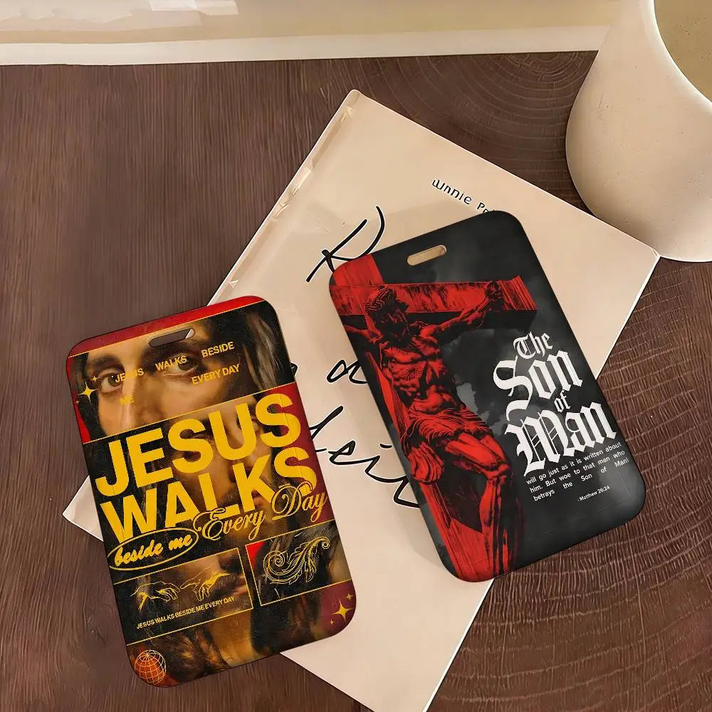 Jesus Funny New World Lanyard For Keys Chain Credit Card Cover Pass Charm Straps ID Badge Holder Key Accessories Gifts