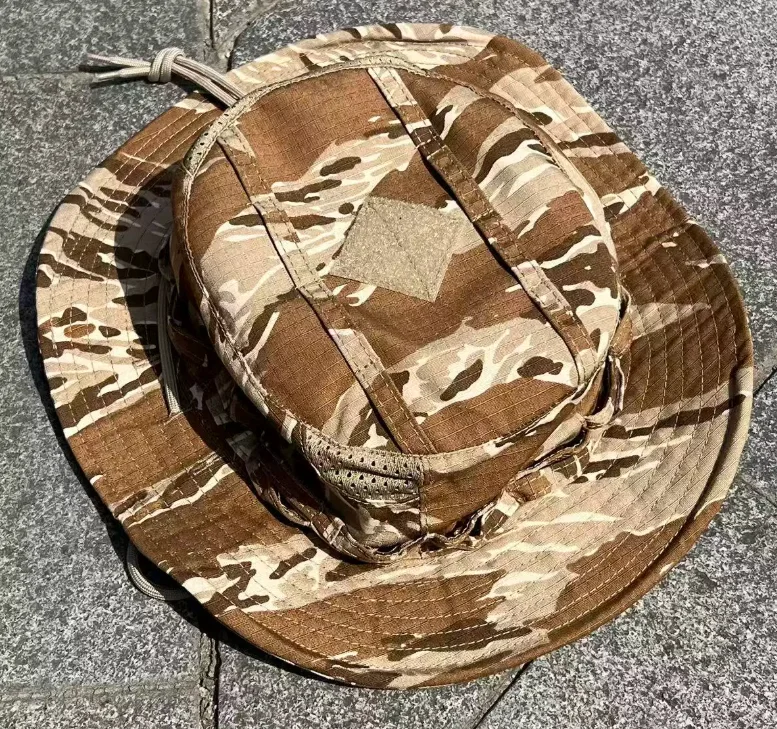 Desert Tabby Tiger Camoulfage Boonie Hat Man Outdoor Cap